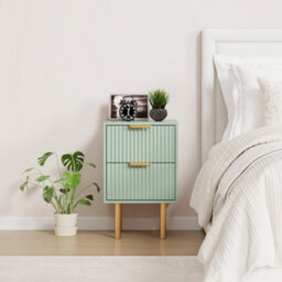 Furniturehmd Set Of 2 Bedside Table, Space-Saving Storage Cabinet,side Table,end Table For Bedroom,living Room,ofiice - thumbnail 2