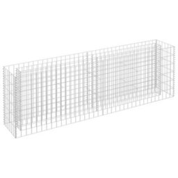Berkfield Gabion Raised Bed Galvanised Steel 180X30X60 Cm - thumbnail 2