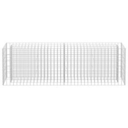 Berkfield Gabion Raised Bed Galvanised Steel 180X30X60 Cm - thumbnail 4