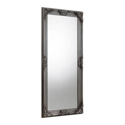 Julian Bowen Rococo Pewter Lean-To Mirror, Wood Frame, Rectangular, Full Length, Freestanding, 170 X 80 X 6Cm - thumbnail 2