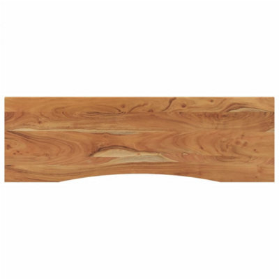 Berkfield Durable Desk Top 140X50X2.5 Cm Rectangular Solid Wood Acacia