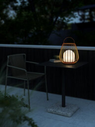 Nordlux Jim Outdoor Metal Lantern Battery 3-Level Dimming Orange, Led - thumbnail 3