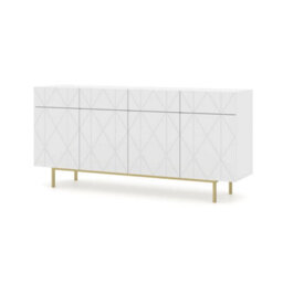 Arte Kairo Sideboard Cabinet In White Matt W1800mm X H840mm X D410mm