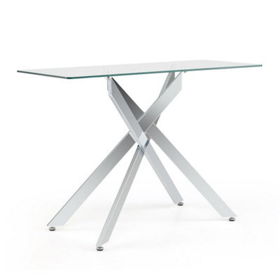 Console Table Modern Entryway Table Glass - image 1