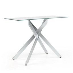 Console Table Modern Entryway Table Glass - thumbnail 1