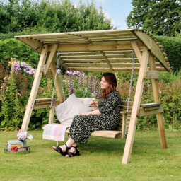 Package - Miami 2 Seater Swing Seat And Pad Green By Zest Outdoor Living - thumbnail 3