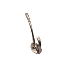 Spira Brass Brass Coat Hook - 87mm Black Nickel