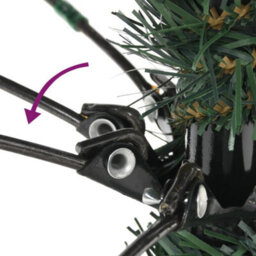Walplus Artificial Christmas Tree With Stand Green 150 Cm Pvc - thumbnail 4