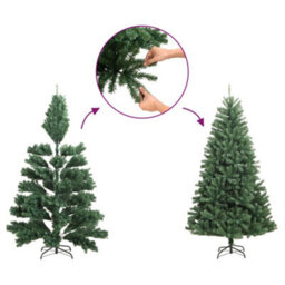 Walplus Artificial Christmas Tree With Stand Green 150 Cm Pvc - thumbnail 8