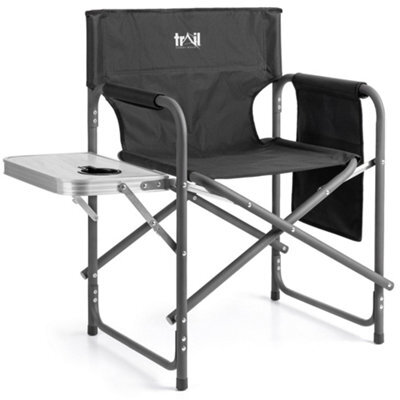 Trail Outdoor Leisure Folding Directors Chair With Side Table - image 1
