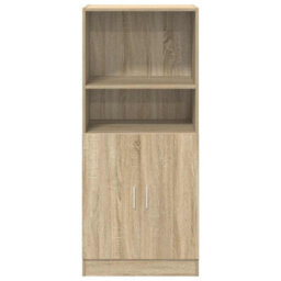 Berkfield Durable Kitchen Cabinet Sonoma Oak 57X41.5X131.5 Cm Engineered Wood - thumbnail 4
