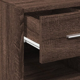 Berkfield Sideboard Brown Oak 45X42.5X93 Cm Engineered Wood - thumbnail 8