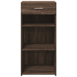 Berkfield Sideboard Brown Oak 45X42.5X93 Cm Engineered Wood - thumbnail 4