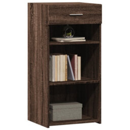 Berkfield Sideboard Brown Oak 45X42.5X93 Cm Engineered Wood - thumbnail 3