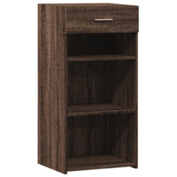 Berkfield Sideboard Brown Oak 45X42.5X93 Cm Engineered Wood - thumbnail 2