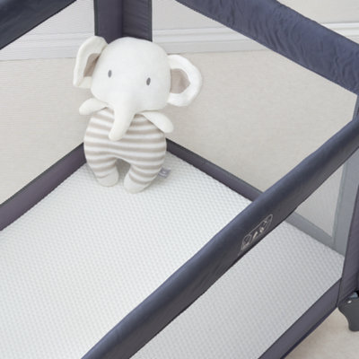 The Tiny Bed Company Premium Quality Certified Organic 100% Cotton Fitted Sheet For Travel Cot - 95 X 65Cm - image 1