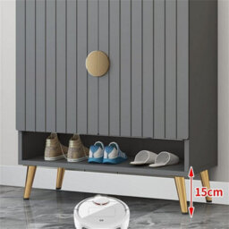 Hygrad Built to Survive Modern Shoe Storage Cabinet Hallway Display Storage Cabinet - thumbnail 3