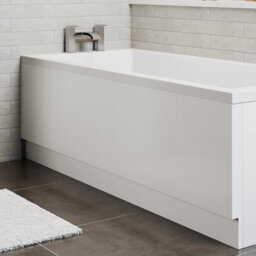 Aveli Bath Panel Pack Set Acrylic Side End Gloss White 1700/750mm Bathroom Modern - thumbnail 2