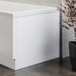 Aveli Bath Panel Pack Set Acrylic Side End Gloss White 1700/750mm Bathroom Modern - thumbnail 4