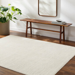 Livabliss Freud-Modern Ivory Off-White High Pile Living Dining Bedroom Rug 200 X 275 Cm Easy Care, Non Shedding - thumbnail 2