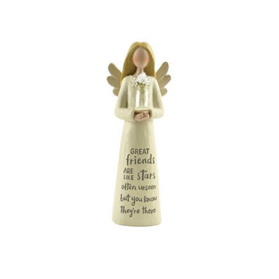 Feather & Grace Angel Figurine - Friends (Like Stars) - image 1
