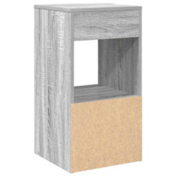 Berkfield Bedside Cabinets With Drawer 2 Pcs Grey Sonoma 35X34X66.5 Cm - thumbnail 8