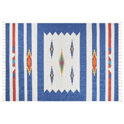 Beliani Rug Varser Multicolour 200 X 300 Cm Cotton Kilim - thumbnail 4