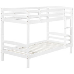 Beliani Bunk Bed With Drawers Wood Regat 90 X 200 Cm (Eu Single) White - thumbnail 8