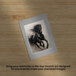 Ak Frames A4 Silver Picture Mounts To Fit 9X6 Aperture Size - Mount Board Only (No Frame Included) - thumbnail 5