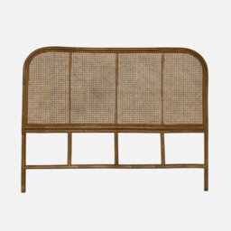 Sweeek - Dark Rattan And Cane Headboard Sumatra 140X3X110 Cm - thumbnail 2