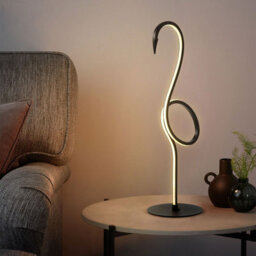 Elstead Lighting Flamingo Led Table Lamp - Black - thumbnail 5