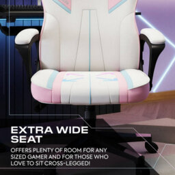 X Rocker Tempest Ergonomic Pc Office Gaming Chair - Bubblegum - thumbnail 3