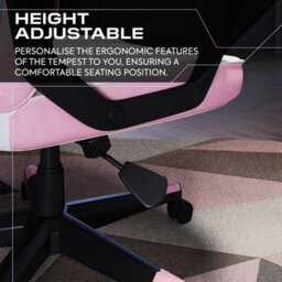X Rocker Tempest Ergonomic Pc Office Gaming Chair - Bubblegum - thumbnail 6