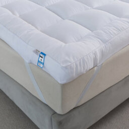 "ARLinens Microfibre Mattress Topper 2""/5Cm Luxury Mattress Cover Protector Elastic Corner Box Stitched Deep Fitted Mattress Topper (5Cm)" - thumbnail 2
