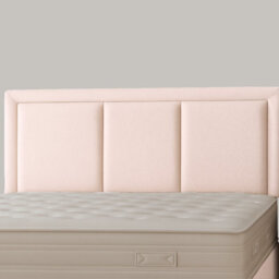 "Urban Textures - Ciaro Luxury 20"" High Boucle Fabric Upholstered Headboard - Pink" - thumbnail 1