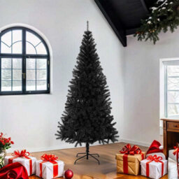 Walplus Artificial Christmas Tree With Stand Black 180 Cm Pvc - thumbnail 2