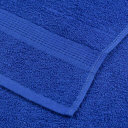 Berkfield Wash Towels 2 Pcs Frogn Blue 30X30 Cm 100% Cotton - thumbnail 6