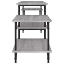 Berkfield Durable Tv Cabinet Grey Sonoma 157X35X52 Cm Engineered Wood - thumbnail 6