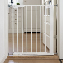 Safetots Super Narrow Baby Gate, 66.5Cm - 74Cm, White, Child Safety Barrier, Pressure Fit Stair Gate - thumbnail 9