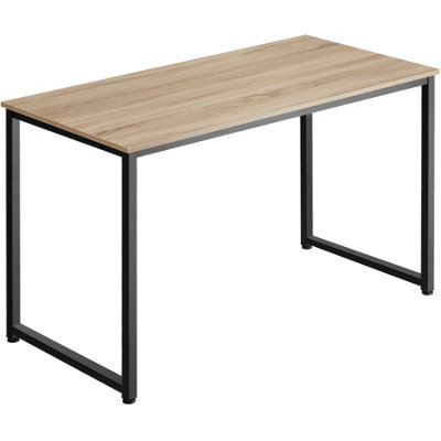 Tectake Desk Flint - Writing, Study, Computer Office Table 120 Cm - Industrial Wood Light, Oak Sonoma - image 1