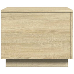Berkfield Coffee Table With Led Lights Sonoma Oak 50X50X40 Cm - thumbnail 8