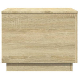 Berkfield Coffee Table With Led Lights Sonoma Oak 50X50X40 Cm - thumbnail 7