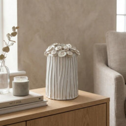 Garden Greatness Relica White Washed Flower Vase
