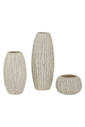 Lorenza Large Fin Vase, Modern Geometric Ceramic Art - thumbnail 4