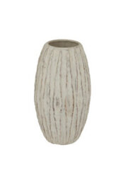 Lorenza Large Fin Vase, Modern Geometric Ceramic Art - thumbnail 1