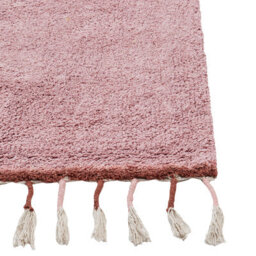 Beliani Kids Rug Caparli Pink 140 X 200 Cm Cotton - thumbnail 4