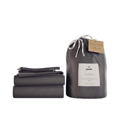 Panda London 100% Bamboo Bedding Complete Bedding Set Urban Grey - image 1