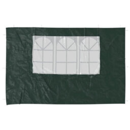 Walplus Party Tent Garden Gazebo Canopy Sidewall 2 Pcs With Window Pe Green - thumbnail 3
