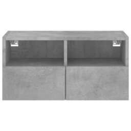 Walplus Tv Wall Cabinet Concrete Grey 60X30X30 Cm Engineered Wood - thumbnail 8