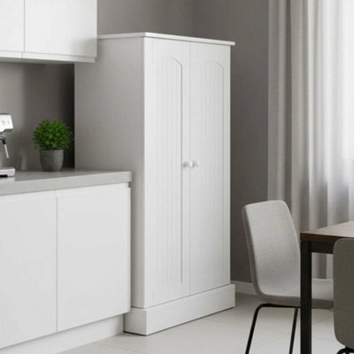 Tall Kitchen Storage Cabinet Pantry Larder Freestanding Cupboard Unit Furniture - image 1